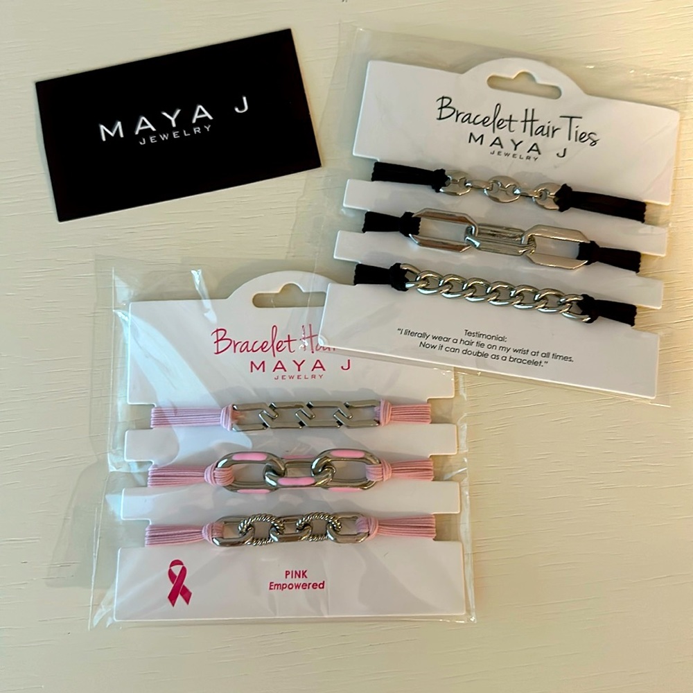 NIP Maya J Bracelet Hair Ties